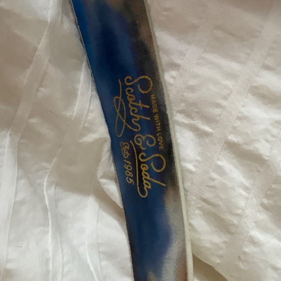 Cream Leather Belt - Scotch & Soda (L) - Picture 2 of 3